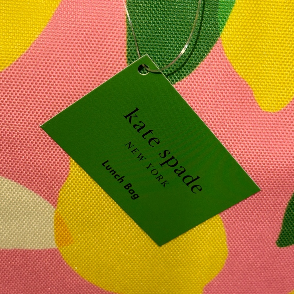 kate spade Pink Lemon-Print lunch bag - Picture 3 of 14